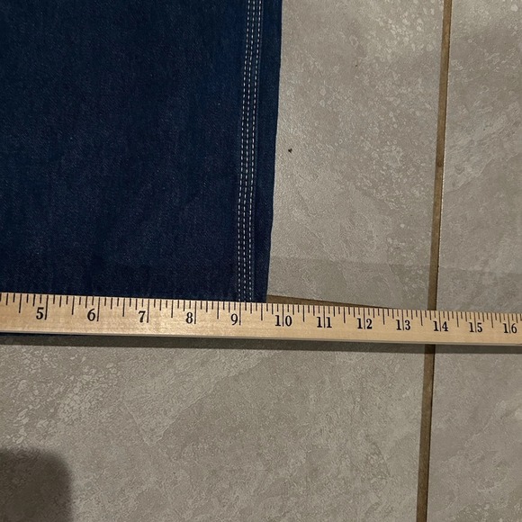 Liberty Bib Overalls Mens 38x30 Blue Denim Farmer Work Country Rancher Cowboy - Picture 5 of 12